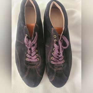 Mens Donald Pliner Suede Leather Deck Shoes